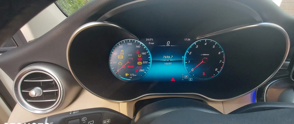 Mercedes-Benz GLC cena 175000 przebieg: 18000, rok produkcji 2020 z Siedlce małe 277